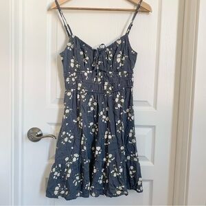 Hollister floral navy Dress